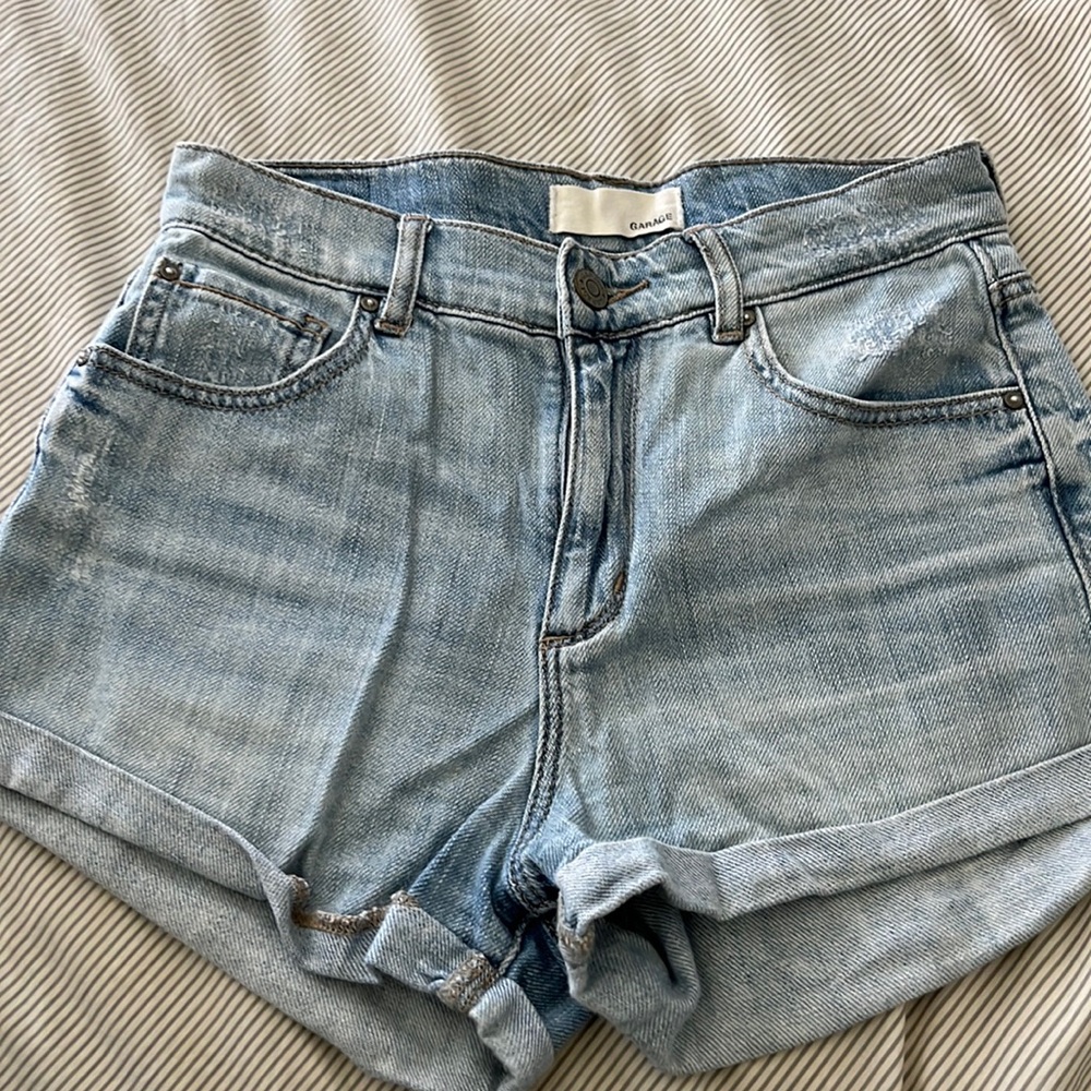 Garage high waisted shorts